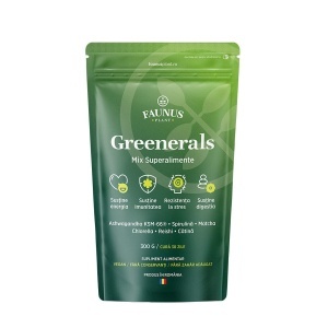 Greenerals – Pudră superalimente, 300 g, Faunus - Img 2