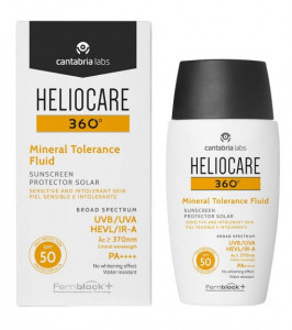 Heliocare 360 Fluid Mineral SPF50 – Protectie solara piele sensibila, 50 ml - Img 2