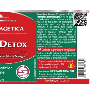Herbagetica VermiDetox, 30 capsule - Img 3