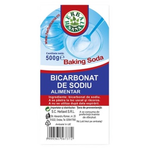 Herbavit Bicarbonat de Sodiu Alimentar, 500 g - Img 2