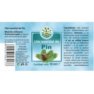 Herbavit Ulei Esențial de Pin, 10 ml - Img 2