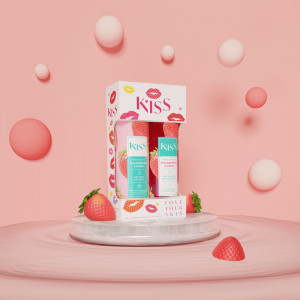 KISS Aroma Strawberry&cream gel+lot. de corp