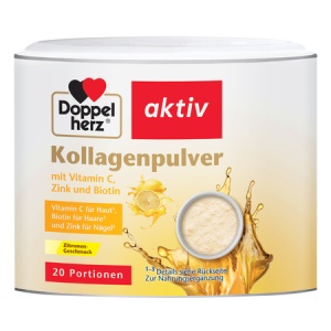 Kollagen pudra cu colagen hidrolizat, vitamine si zinc, 150 g, Doppelherz