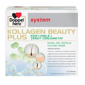 Kollagen System Beauty Plus, 30 flacoane - Doppelherz