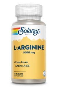L-Arginine 1000 mg Solaray, 30 tablete, Secom - Img 1
