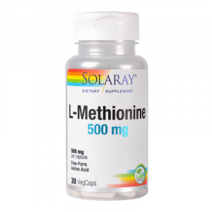 L-Methionine 500mg Solaray, 30 capsule, Secom - Img 2