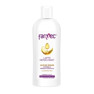 Lapte demachiant pentru ten uscat sau sensibil, 150 ml, Farmec