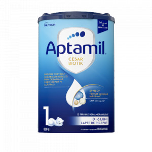 Lapte Praf CesarBiotik 1, 0-6 luni, 800g, Aptamil - Img 2