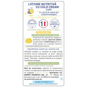Loțiune Nutritivă cu Cold Cream, 200 ml, Mustela - Img 2