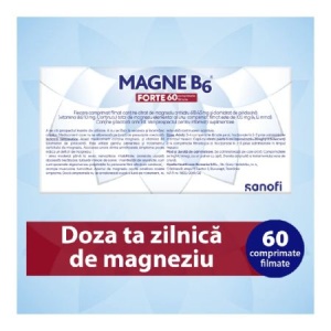 Magne B6 Forte 100 mg/10 mg, 60 comprimate filmate, Sanofi - Img 2
