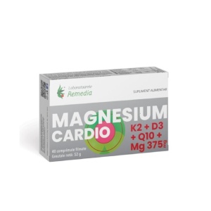 Magnesium Cardio, 40 comprimate filmate, Laboratoarele Remedia