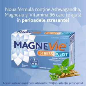MagneVie Stress Resist –cu magneziu, vitamina B6 si ashwagandha, Sanofi - Img 8