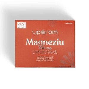 Magneziu lipozomal 200 mg, 30 plicuri, Liporom - Img 4