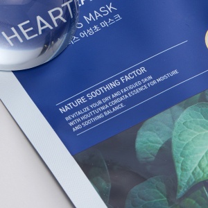 Mască de față echilibrantă, Dermaplus Heartleaf Sheet Mask, 22 ml, Mediheal - Img 3