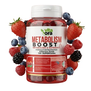 Metabolism Boost Vita Ora, suport pentru metabolism și energie, 120 jeleuri - Img 2