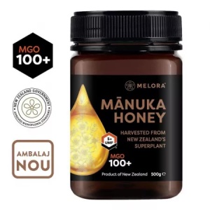 Miere de Manuka Melora MGO 100+ (UMF 5+), Noua Zeelanda, 500 g