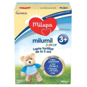 MILUPA Lapte praf Milumil Junior 3+, incepand de la 3 ani, 600g
