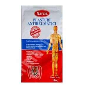 Narcis Plasture Antireumatic Hot & Strong cu Ardei Iute, 12 x 18 cm