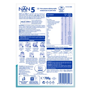 Nestle NAN OPTIPRO 5, 700g – Formula de lapte praf pentru copii 3+ - Img 4