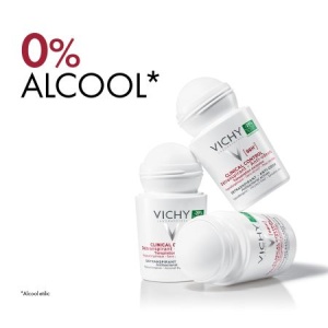 Pachet Deodorant roll-on antiperspirant Clinical Control 96H, 50 ml + 50 ml, Vichy - Img 5