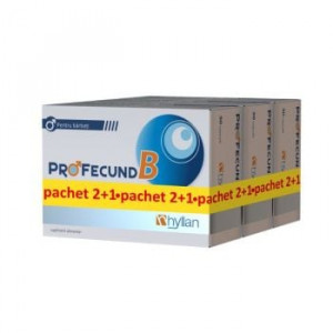 Pachet Profecund B 3 30 x capsule, Hyllan Pharma