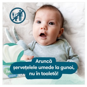 Pampers Aqua Pure Șervețele Umede, 48 bucăți - Img 3