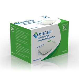 Pansament absorbant steril pentru răni, 7,5 x 10 cm, 50 bucăți, OctaCare