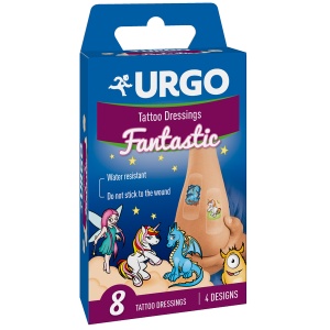 Plasturi pentru copii Fantastic Tattoo, 8 bucăți, Urgo