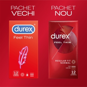 Prezervative Durex Feel Thin, 12 bucati - Img 2