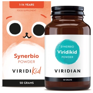 Probiotic pentru copii SynerBio ViridiKid, 50 g, Viridian