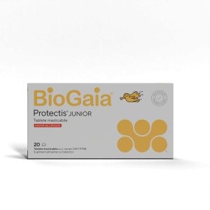 Protectis Junior cu aroma de capsuni, 20 comprimate, BioGaia - Img 3