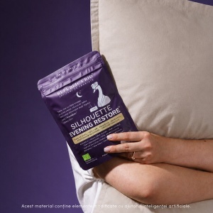 Pudră funcțională cu ovăz, psyllium și scorțișoară Silhouette Rituals Evening Restore, 200 g, Republica BIO - Img 6