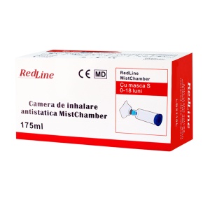 RedLine MistChamber Cameră de Inhalare cu Mască pentru Bebeluși 0-18 luni - Img 2