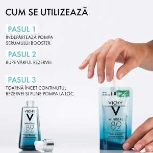 Refill Gel Booster zilnic cu efect de hidratare si reumplere Mineral 89, 50 ml, Vichy - Img 5