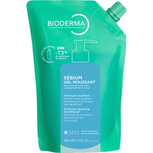 Rezervă eco gel spumant purifiant Sébium, 400 ml, Bioderma