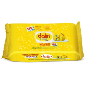 Șervețele umede Soft & Clean, 120 bucăți, Dalin
