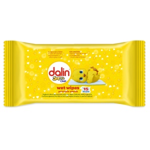 Servetele umede Soft & Clean, 15 bucati, Dalin