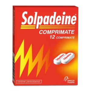 Solpadeine, 500 mg/8 mg/30 mg, 12 comprimate, Omega Pharma