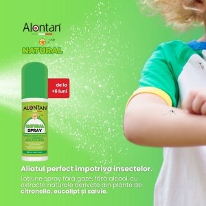 Spray Alontan Natural impotriva insectelor, 75 ml - Img 2