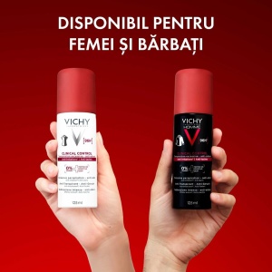 Spray antiperspirant pentru barbati impotriva mirosurilor neplacute Clinical Control 96H, 125 ml, Vichy - Img 7