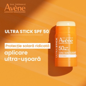 Stick invizibil pentru protectie solara SPF 50 Ultra Stick Sun Care, 45 g, Avene - Img 4