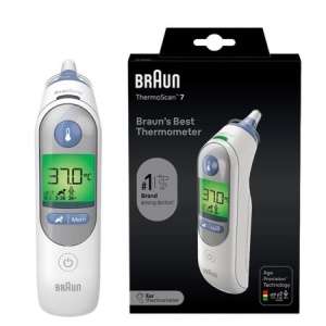 Termometru auricular copii Braun ThermoScan 7 IRT6520 cu Age Precision - Img 1
