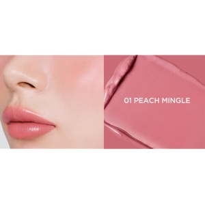 TIRTIR Mood Glider Lip & Blush Stick 01 Peach Mingle, 3,8 g - Img 2
