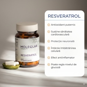 Trans-Resveratrol Veri-te® MoleQlar – 500 mg, 60 capsule - Img 3