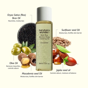 Ulei de curățare Haruharu Wonder Black Rice Moisture Cleansing Oil, 30 ml - Img 2