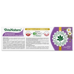 Vivanatura Homeopatic Pastă de Dinți cu Argilă și 44 de Plante, 50 ml - Img 5
