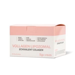 Vollagen Lipozomal, complex vegan echivalent colagen, 30 plicuri, Liporom