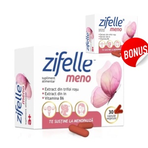 Zifelle Meno 30 capsule, Antibiotice SA + 10 capsule Bonus - Img 1