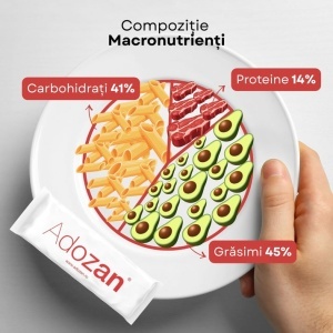 Adozan Kilo+ Pudră Hipercalorică Fără Aromă, 10 g - Img 2