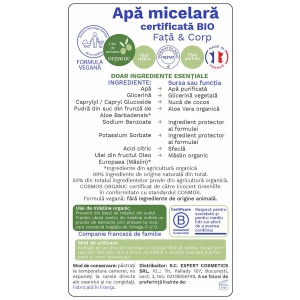 Apă Micelară Eco pentru Față și Corp, 400 ml, Mustela - Img 3